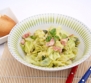 Fleckerlpfanne mit Wirsing