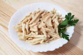 Gorgonzolasauce mit Fagiolini