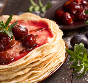 Zwetschgen-Pfannkuchen