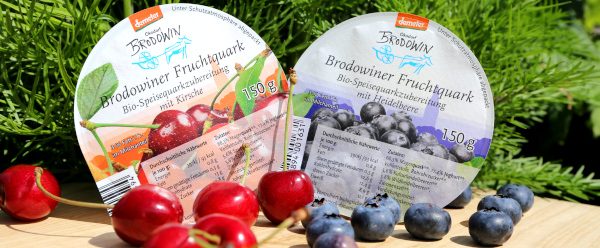 Brodowiner Fruchtquark Kirsche & Heidelbeere